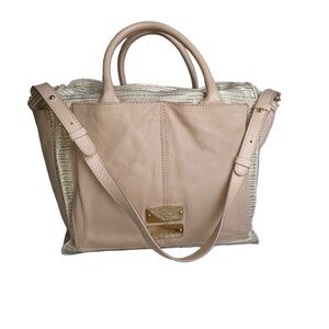 CHLOE LEATHER BAG 2 way handbag